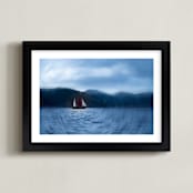 "Yo ho, yo ho!" - Art Print in Stormy Waters by Hannah Graham - Framed