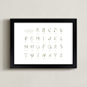 "Sprout" - Art Print in Moss by Marabou Design - Framed