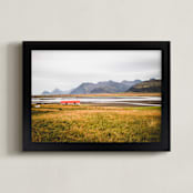 "iceland expanse no.02" - Art Print in one color by Monica Gussow - Framed