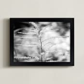 "In and out of focus" - Art Print in soft grey by Alexis Arnold - Framed