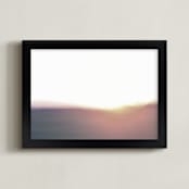 "Drive II" - Art Print in Raspberry cream by Johanna Phillips Huuva - Framed