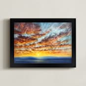 "Rising to Light" - Art Print in Rising Light by Brian Sostrom - Framed