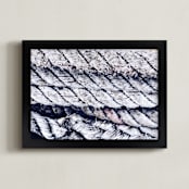 "On the Ropes" - Art Print in Nautical grey by Deana Clement - Framed