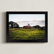 "upcountry no.1" - Art Print in one color by Monica Gussow - Framed