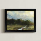 "Distant Longing" - Art Print in Wild Grass by Eric Ransom - Framed