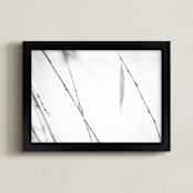 "	 CLOSER IV" - Art Print in black white by Lying on the grass - Framed
