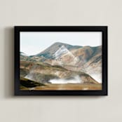 "Impression of Cold Sky" - Art Print in Mountain Green by Augusto Paolo Bringas Dizon - Framed