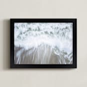 "Jellyfish I" - Art Print in blue stone by Lying on the grass - Framed