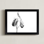 "Milkweed End of Season" - Art Print in bright white by Alexis Arnold - Framed