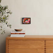 "Deep Pink Division" - Art Print in Deep Pink by Eunmee Studio - In a Room