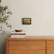"Golden Galway Bay" - Art Print in Golden Peach by Sonya F Contino - In a Room