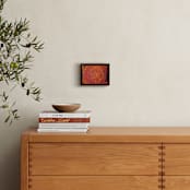 "Hula" - Art Print in Crazy Coral by Stacy Kron - In a Room