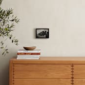 "Black & White Cow" - Art Print in black by Alexis Arnold - In a Room