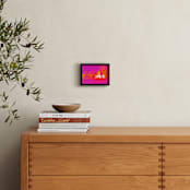 "What We Do in Maine" - Art Print in Hot Pink by AMANDA LOMAX - In a Room
