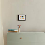 "Forest Charm Print" - Art Print in Forest Blue by TM Stationery - In a Room