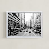 "Concrete" - Art Print in Black by John Paul - Framed