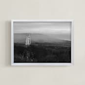 "Forgotten Wheel" - Art Print in Black and White by Mark Kirby - Framed