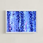 "Passion by Jonathan Brooks" - Art Print in Blue Passion by Jonathan Brooks - Framed