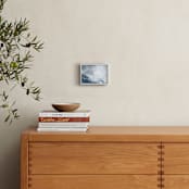 "Iron Sky" - Art Print in Iron grey/blue by Teodora Guererra - In a Room