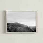 "Horseback" - Art Print in Black and White by Anne Ciotola - Framed
