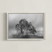 "in the rain" - Art Print in Stormy by Crystal Lynn Collins - Framed