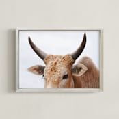 "Nelly Dean" - Art Print in Copper by Amy Carroll - Framed