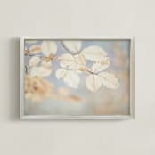 "The dance of the leaves I" - Art Print in Bright Bronze by Lying on the grass - Framed