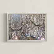 "Enchanted Series - WealdPixies' Ballroom" - Art Print in Forest Pixie Brown by Mariecor Agravante - Framed