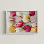 "Pink Macaroons " - Art Print in Rose by Rosie Elena Thompson - Framed