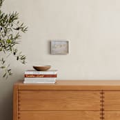 "The dance of the leaves II" - Art Print in Bright Bronze by Lying on the grass - In a Room