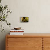 "Saturnalia" - Art Print in Saturn Yellow-Green by Mariecor Agravante - In a Room