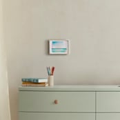 "Angel Isle" - Art Print in bright baja by Kamala Nahas - In a Room