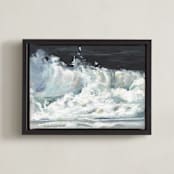 "No Going Back Now 2" - Art Print in Pearl by Khara Ledonne - Framed Canvas