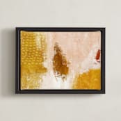 "Lone Rider" - Art Print in Blush Beauty by Tanya Lee Design - Framed Canvas