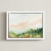 "MeadowLand" - Art Print in Field by Lindsay Megahed - Framed Canvas