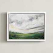 "Mornings Away" - Art Print in Mornings Away by Emily Jeffords - Framed Canvas