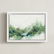 "Marble Forest" - Art Print in forest by Svitlana Martynjuk - Framed Canvas