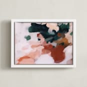 "Otonio" - Art Print in Burnt Umber by Parima Studio - Framed Canvas