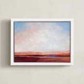 "Canyon Blue" - Art Print in Coral Canyon by AlisonJerry - Framed Canvas