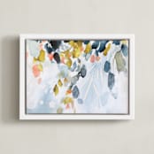 "Komorebi" - Art Print in Iris by Mya Bessette - Framed Canvas