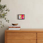 "Iced Raspberry" - Art Print in Raspberry Pink by Tanya Lee Design - In a Room