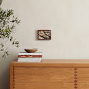 "Mediterranean Lichen" - Art Print in curcuma by Christiana Petschallies - In a Room