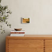 "Strata" - Art Print in Ocher by Ashley Armistead - In a Room