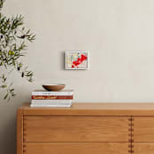"gathering" - Art Print in Cherry Red by Lindsay Megahed - In a Room