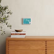 "Hawaii in Paint" - Art Print in Hawaiian Blue by Denise Wong - In a Room