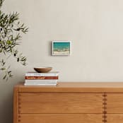 "Beach Confetti" - Art Print in Aqua by BROOK PAGE - In a Room