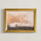 "After The Storm" - Art Print in Sunset by Ramnik Velji - Framed