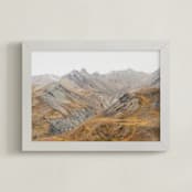 "Eminence" - Art Print in Sand by Courtney Crane - Framed