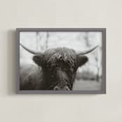 "The Approach" - Art Print in Onyx by Chelsea Victoria - Framed