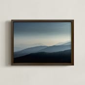 "autumn haze" - Art Print in Blue Haze by Eric Clegg - Framed